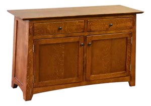Mission / Arts and Crafts Solid Quarter Sawn Oak Cabinet - Micheal Cherry