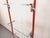 Bauhaus-Style Modular Bookcase in Red Metal, Chrome and Glass, 1970s For Sale - Image 18 of 18