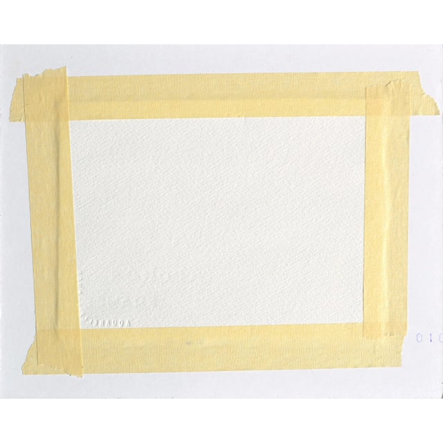 Paper Coastal Watercolor Landscape Circa 1980 For Sale - Image 7 of 8