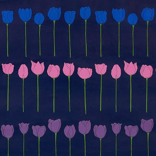 Sample - Schumacher X Cristina Buckley Edie Wallpaper in Electric Jewel For Sale