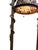 1910s Spanish Revival Cast Bronze Davenport Accent Floor Lamps with Flying Dragons, Twisted Tails - Restored Rewired For Sale - Image 10 of 16