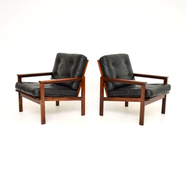 Vintage Danish Capella Armchairs from Illum Wikkelsø, 1960s, Set of 2 For Sale - Image 4 of 12