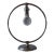 Art Deco Chrome Halo Table Lamp by Chase Brass & Copper Co., 1930s For Sale