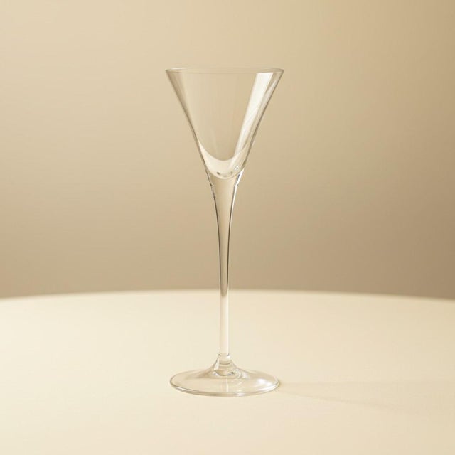 Glass Vintage Dansk Crystal Cordial Glasses Set 5-Clear-Long Stem-Liqueur Barware For Sale - Image 7 of 11