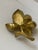 Decorative Gold Tone Magnolia Flower For Sale - Image 10 of 10