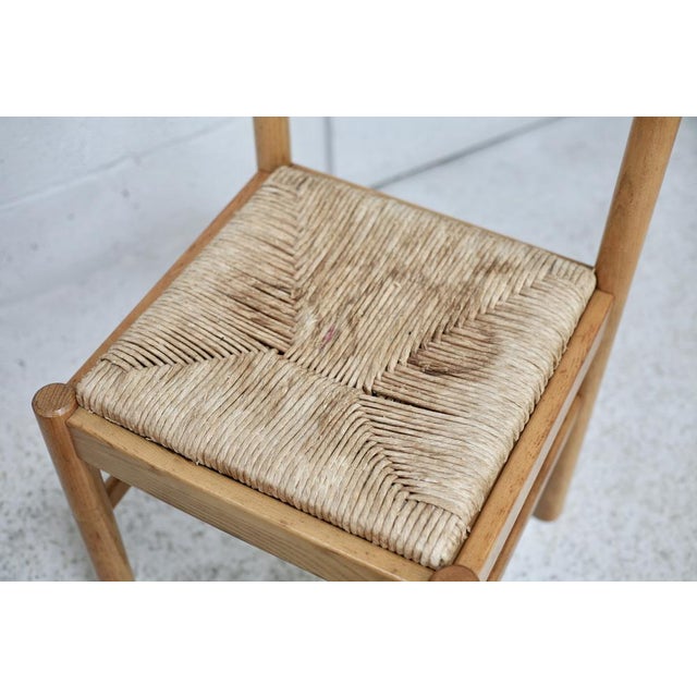 Set of Vintage French Straw Chairs, 1960 For Sale - Image 15 of 16