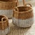 Early 21st Century Seagrass Round Baskets With Handles, Set Of 3 For Sale - Image 5 of 5