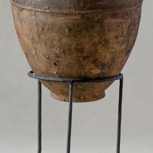 Mid-20th Century Moroccan Berber Clay Jar For Sale - Image 4 of 7