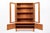 Art Deco Cherry & Burl Wood Display China or Bar Cabinet 1930s For Sale - Image 4 of 15