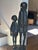 Mid-Century Modern Bronze Sculpture of a Mother and Child by Harry Geffert For Sale - Image 4 of 10