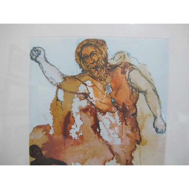 Salvador Dali Limited Edition Signed Color Engraving Giant of Aladdin For Sale - Image 4 of 15
