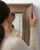 A mirror whose natural weathered oak frame, rectangular gives it real character at first glance. Originating in France...