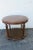 Ethan Allen French Two Tiers Oval Caned End Side Tables a Pair For Sale - Image 9 of 12