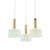 Mid-Century Modern Murano Ice Glass Triple Pendant Light from Doria Leuchten, Germany, 1960s For Sale - Image 9 of 9