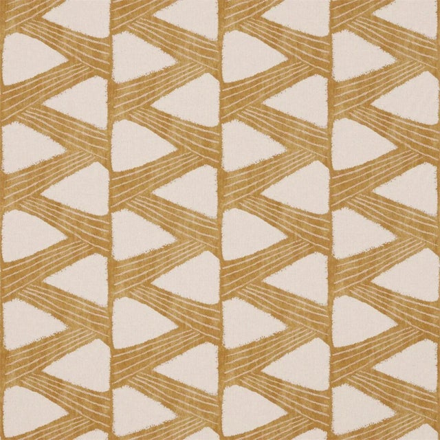 Zoffany Kanoko Fabric in Gold - a Sample For Sale