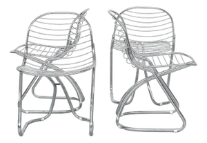 Space Age Dining Chairs by Gastone Rinaldi, 1970s, Set of 4