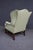 Leather Kittinger Chippendale Wingback Chair For Sale - Image 11 of 16