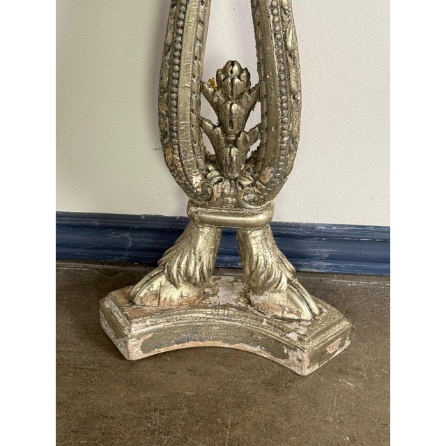 Early 20th Century Italian Neoclassical Console Table With Granite Top For Sale In Los Angeles - Image 6 of 17