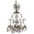 Louis XV Gilded Wrought Iron and Rock Crystal Chandelier For Sale - Image 11 of 11
