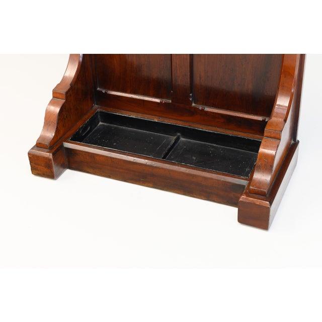 Wood Victorian Mahogany Hallstand, 1890s For Sale - Image 7 of 9
