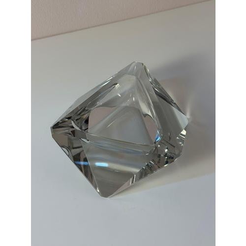 Crystal Glass Ashtray by Václav Hanuš For Sale - Image 4 of 11