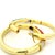 Estate Pair of 18K Yellow Gold Coral, Green Onyx & Diamond Bangle Bracelets For Sale - Image 13 of 18