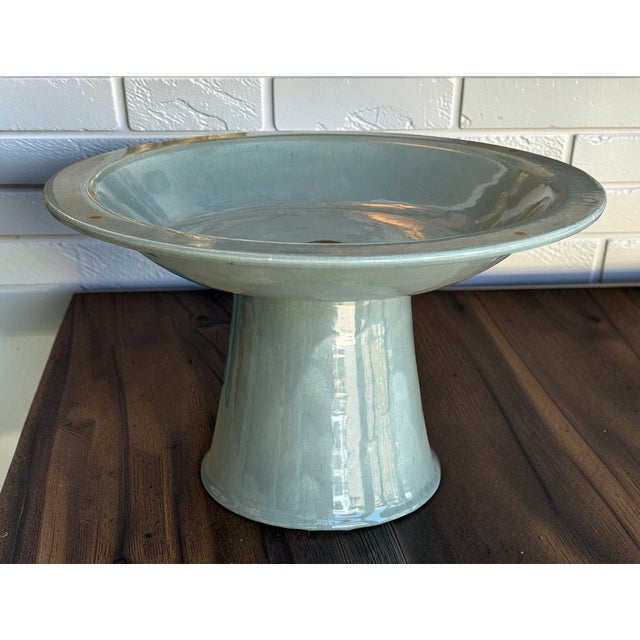Large Gary McCloy Modernist Art Pottery Tazza or Compote.
