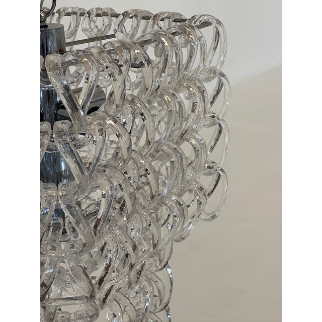 Vintage Chandelier by Angelo Mangiarotti for Vistosi, 1980s For Sale - Image 6 of 13