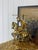 Late 20th Century Vintage Rococo Revival Style Brass Mantel Clock, Mid–Late 20th Century For Sale - Image 5 of 14