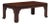 John Stuart Coffee Table With Geometric Veneered Top, C. 1960s For Sale