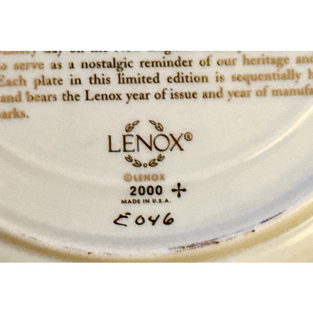 Lenox Holiday Village Collector Plate For Sale - Image 10 of 11