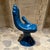 Mid-Century Modern Pedro Friedeberg Hand Chair in Blue Unique Surrealist Latin American Art For Sale - Image 3 of 10
