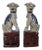 19th Century Chinese Export Porcelain Foo Dog Lions - A Pair For Sale