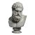 Hand-Carved Natural Marble Bust Sculpture – Bust of the Farnese Hercules For Sale
