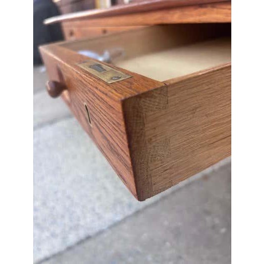 Hans J. Wegner Model 305 Drop-Leaf Desk, Oak & Teak, 1960 For Sale - Image 13 of 17