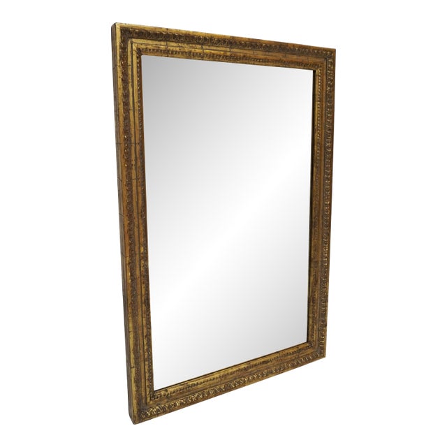 Gold Leaf Mirror by Mla For Sale