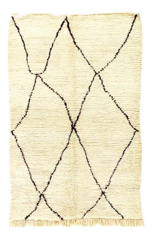 Vintage Hand Knotted Moroccon Rug