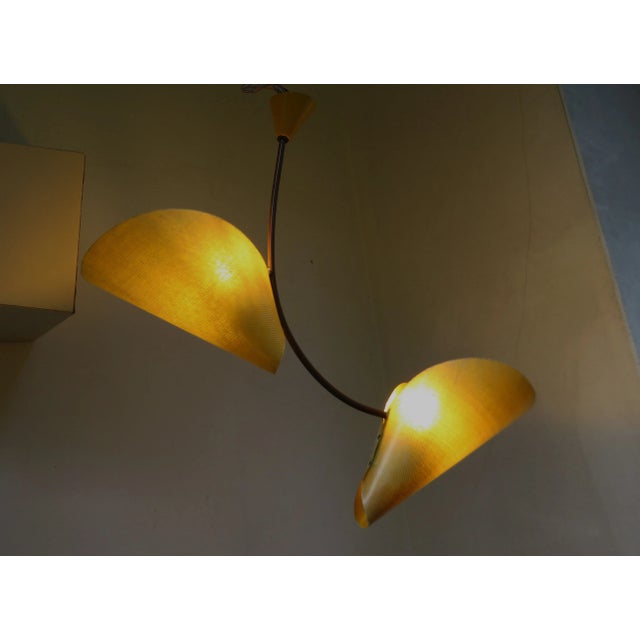 1960s Model 1208 Fiberglass Ceiling Lamp by Josef Hurka for Napako, 1960s For Sale - Image 5 of 18