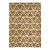 Handmade Paki Peshawar Wool Rug With Allover Design in Brown For Sale