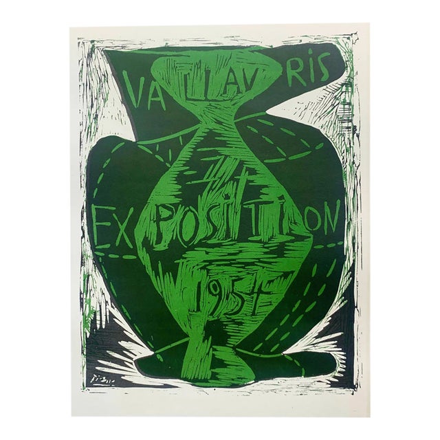 Picasso Lithograph 70 Exposition Vallauris 1954 Art in Posters For Sale