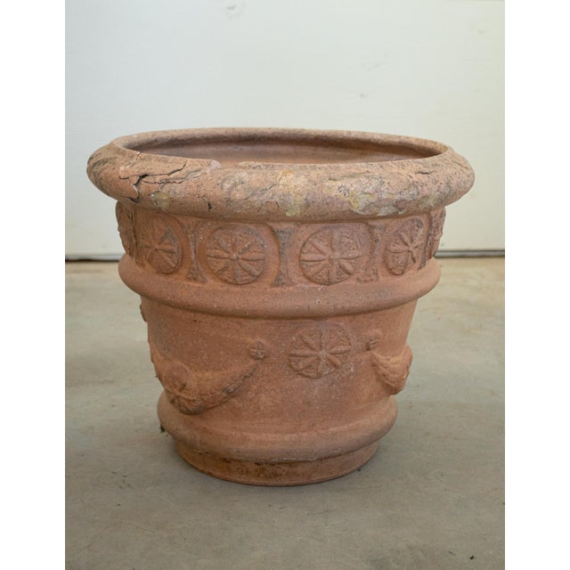 19th Century 19th Century Pair of Terracotta Planters / Jardinieres For Sale - Image 5 of 9