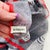 Burberry Grey Printed 100% Silk Scarf For Sale - Image 9 of 9