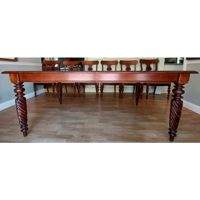 Ethan Allen British Classics Livingston Dining Table and Chairs 9