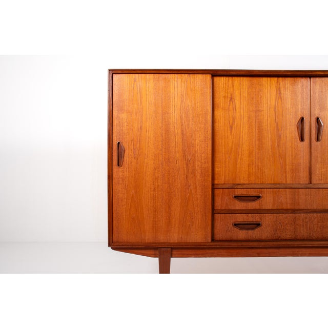 Mid-Century Modern Mid-Century Danish Teak and Rosewood Sideboard from P. Westergaard Møbelfabrik, 1960s For Sale - Image 3 of 15