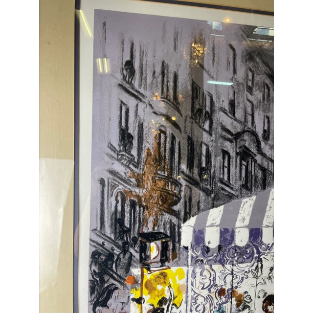 1970s Leroy Neiman “Harlem Streets” Hand Signed & Numbered Serigraph 26/100 For Sale - Image 5 of 9