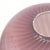 Oversized Striped Swirl Mauve-on-Mauve Glass Vase For Sale - Image 9 of 12