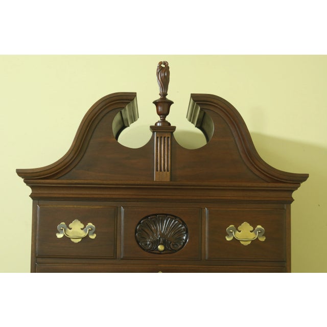 C.1976 Finish No. 29 Dovetailed Drawer Construction High Quality Construction 18 C. design Traditional Style Solid Brass...