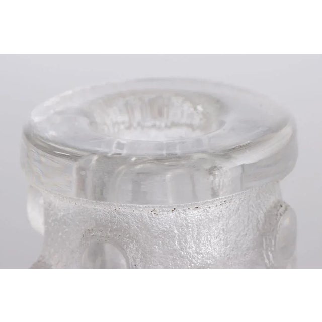 Art Deco Heavy Crystal Candlesticks from Daum, France, 1930s, Set of 2 For Sale - Image 9 of 10