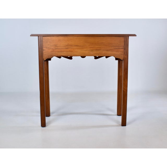 Vintage Small Scale Console Side Table Mahogany For Sale - Image 10 of 11