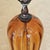Vintage Murano Amber Art Glass Table Lamp | Neoclassical Italian Style | 1960s For Sale - Image 13 of 18